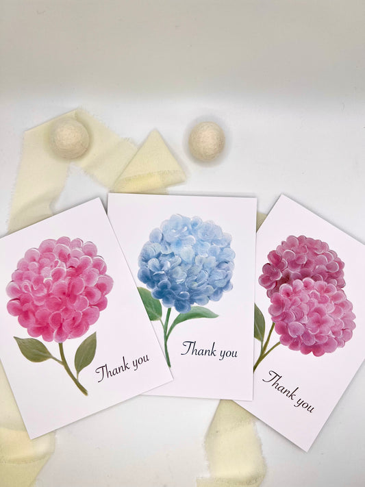 Hydrangea Greeting Card Pack of 8