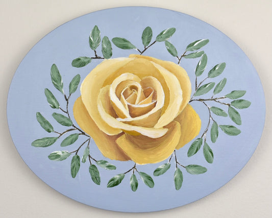 "Rosemary" - 8x10in Original Rose Painting